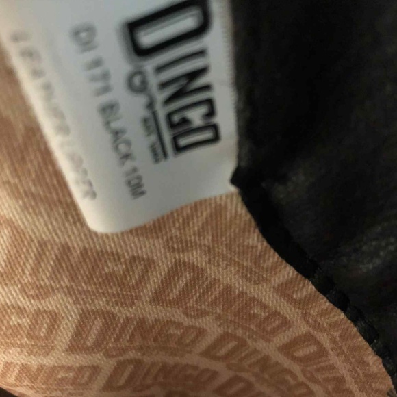 Dingo Flirty N' Fun Embroidered Cowboy Boots Mid Calf Mid Heel - Picture 10 of 10